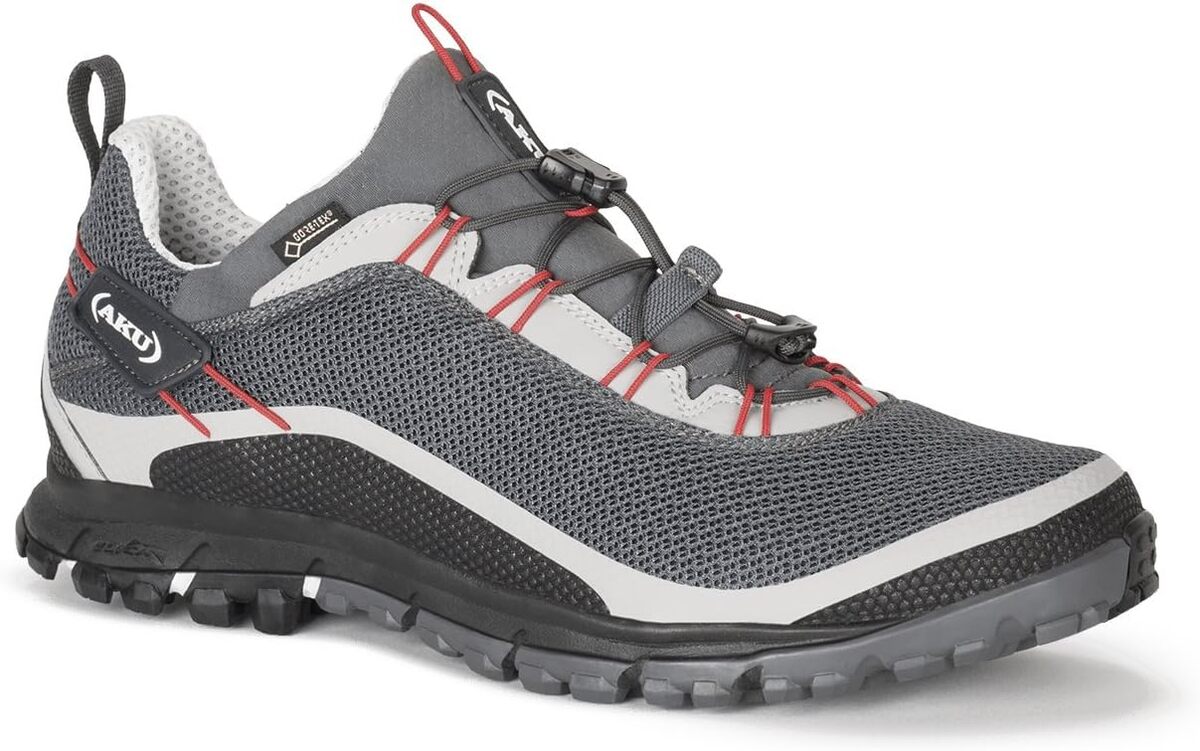 Test Aku, chaussures de marche nordique grises pour homme, taille 43