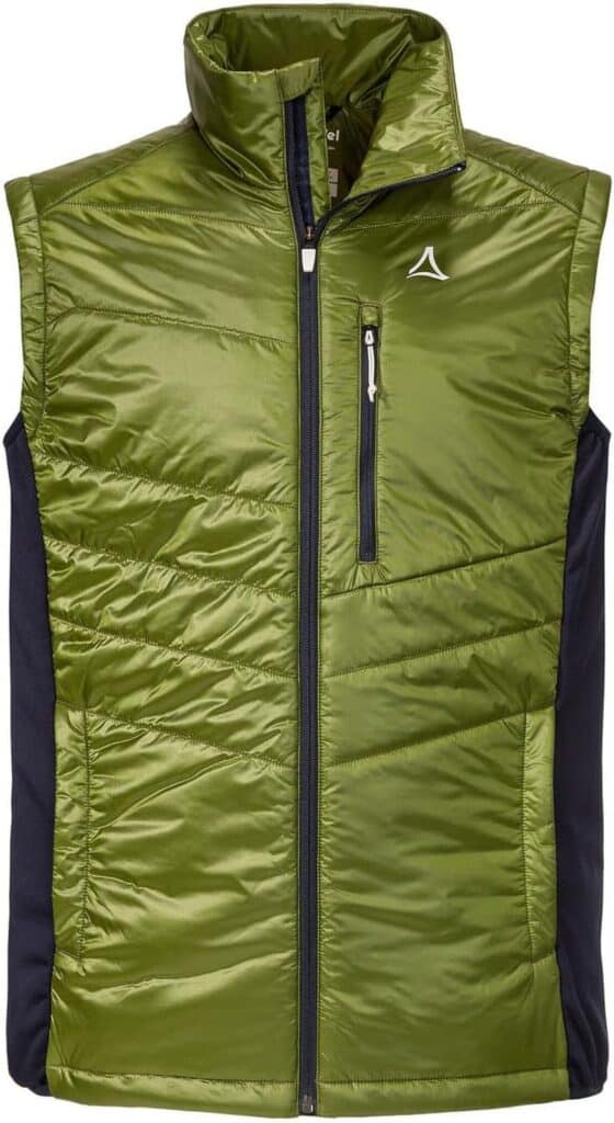 Schöffel Stams Gilet Ibrido Uomo - Antivento, Traspirante E Comprimibile Con Isolamento PrimaLoft Black Eco - Ideale Per Escursioni