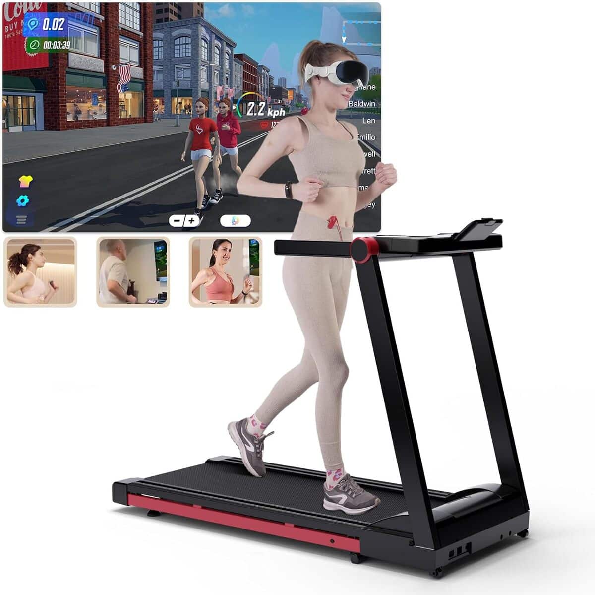 Test du tapis de course pliable DeerRun 2573W avec contrôle APP