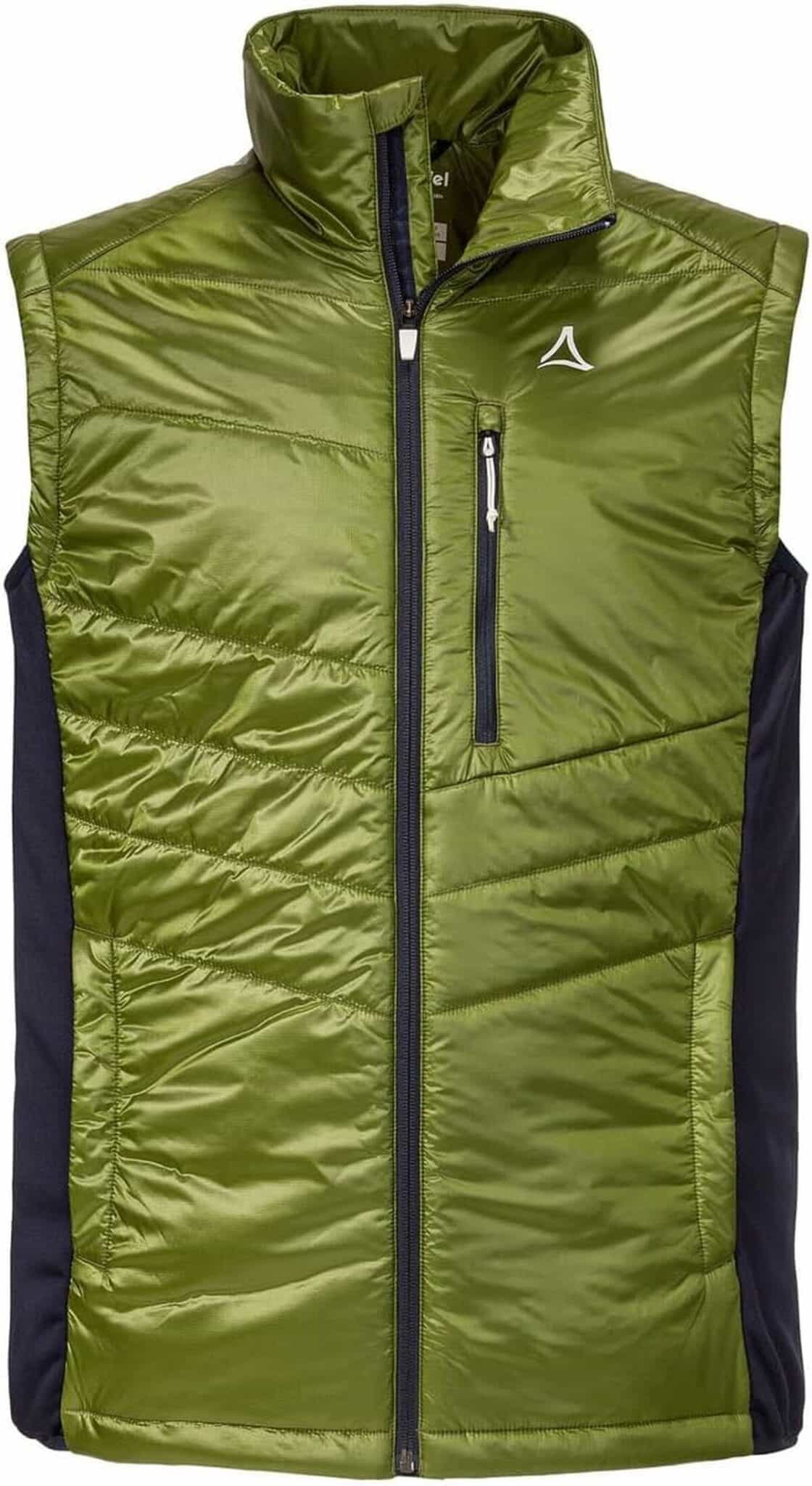Test du gilet homme Schöffel Hybrid Vest Stams, vert calla