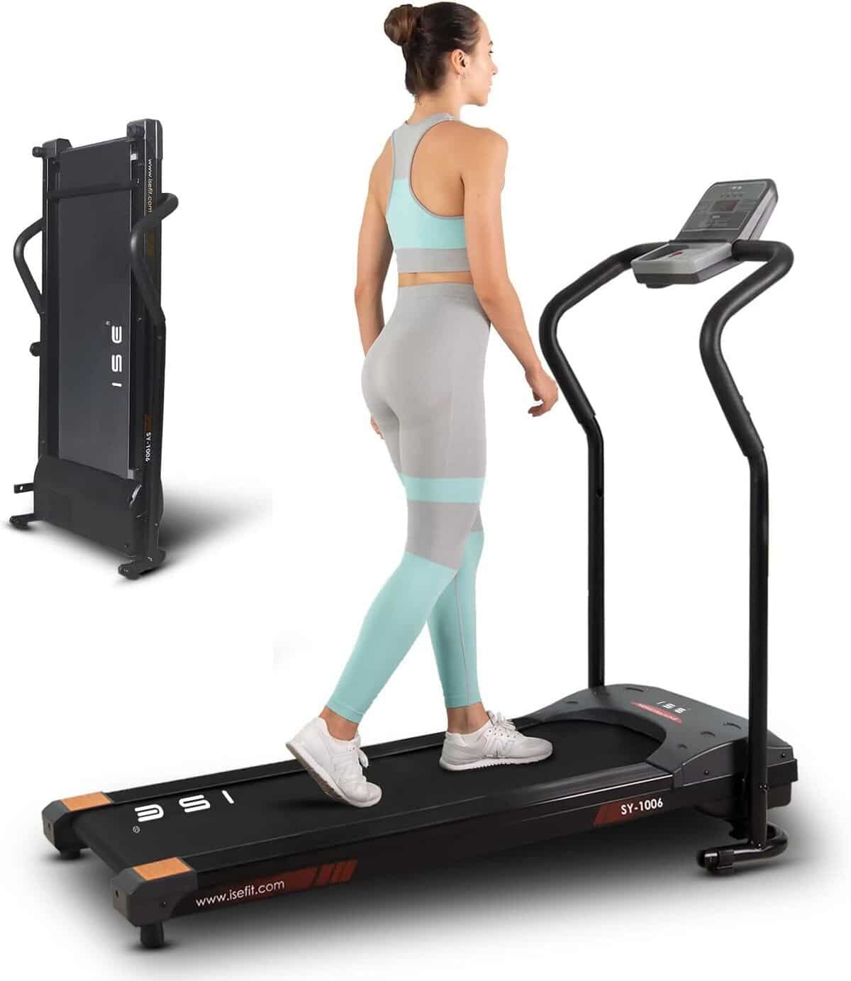 Test du tapis de course ISE 750W : compact et performant pour appartement et bureau