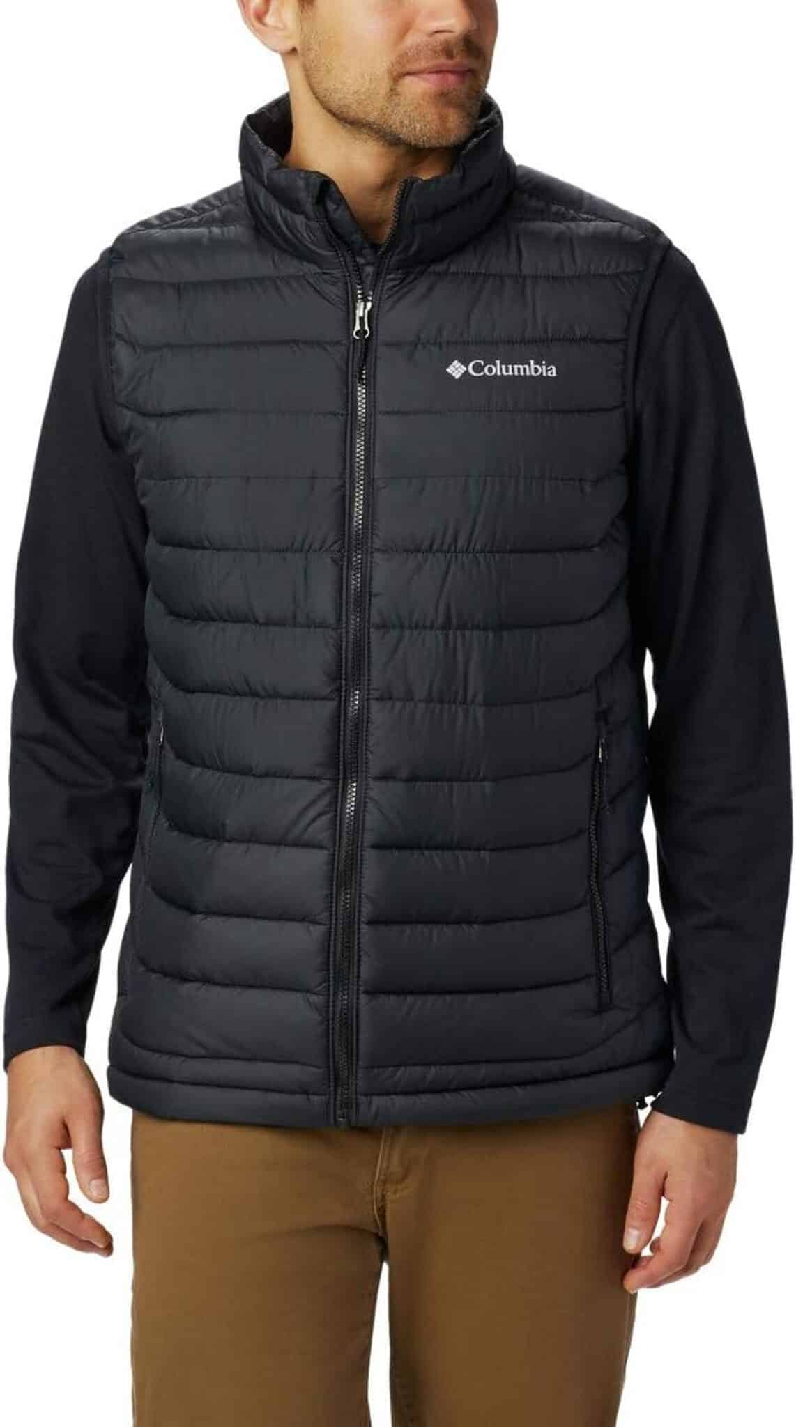 Test du gilet Columbia Powder Lite, confort et style en noir taille L