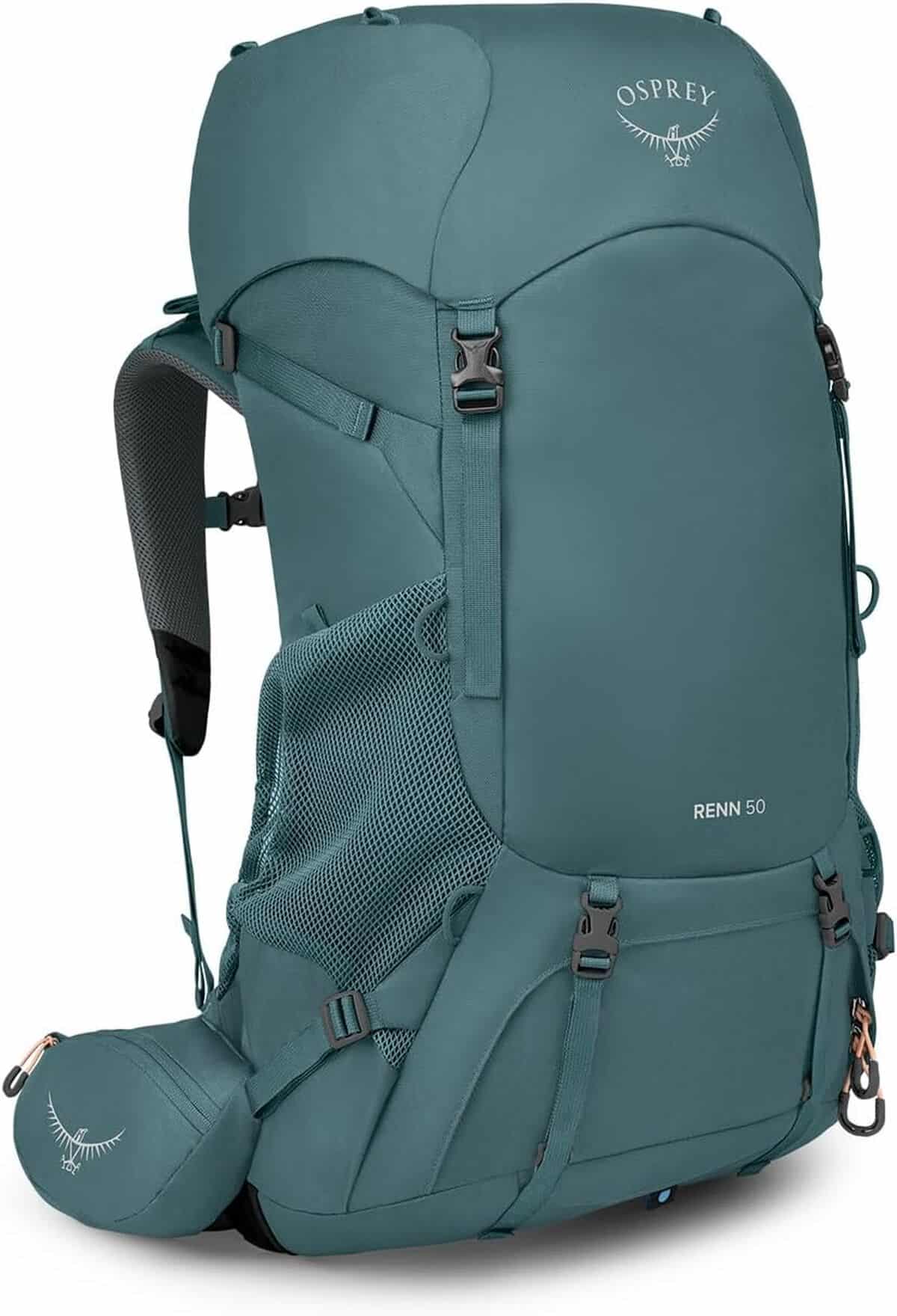 Test du sac à dos Osprey Renn 50 : cascade blue/melon orange
