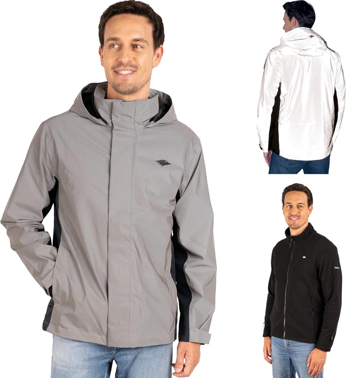 Combinaison De Pluie Homme Imperméable Coupe-Vent Réfléchissante - Gallanto Neuf