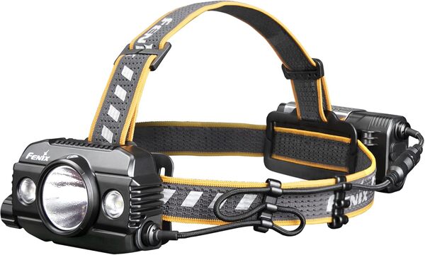 FENIX HP30R v2.0 21700 Lampe frontale rechargeable pour recherche et sauvetage, travail, professionnel et extérieur, noir