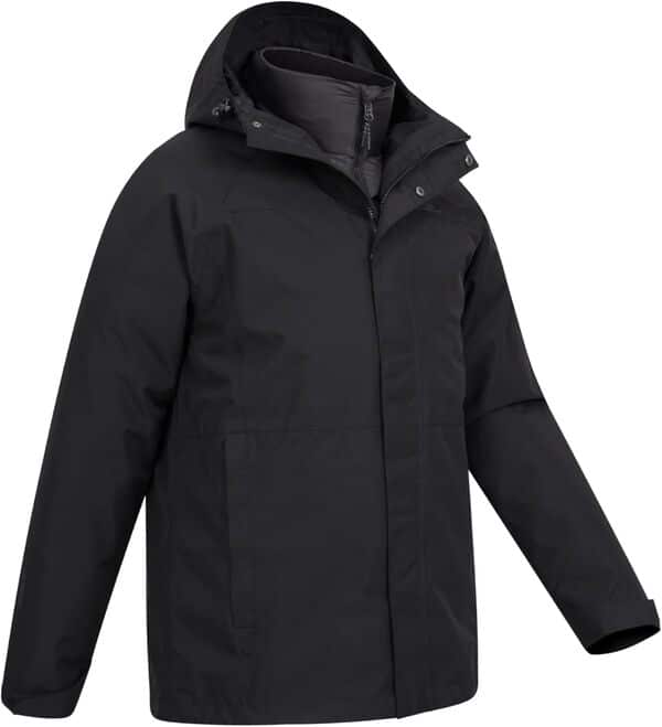 Mountain Warehouse Alaskan Veste imperméable 3 en 1 respirante pour homme