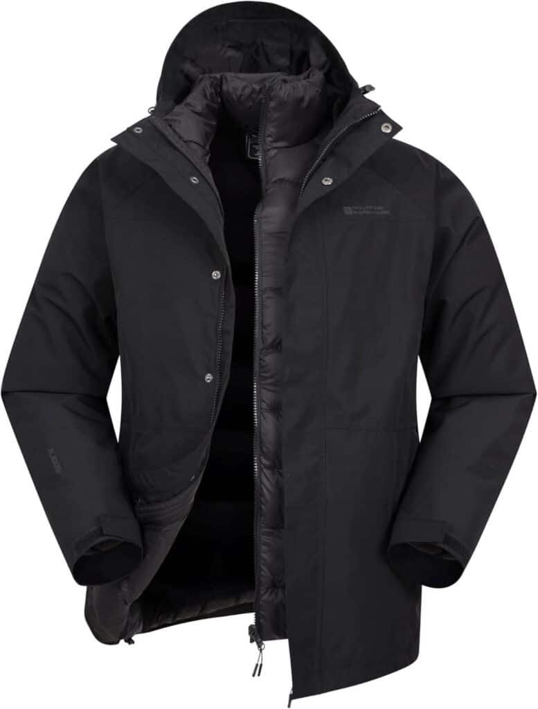 Test : veste Alaskan 3 en 1 Mountain Warehouse, imperméable et isolante