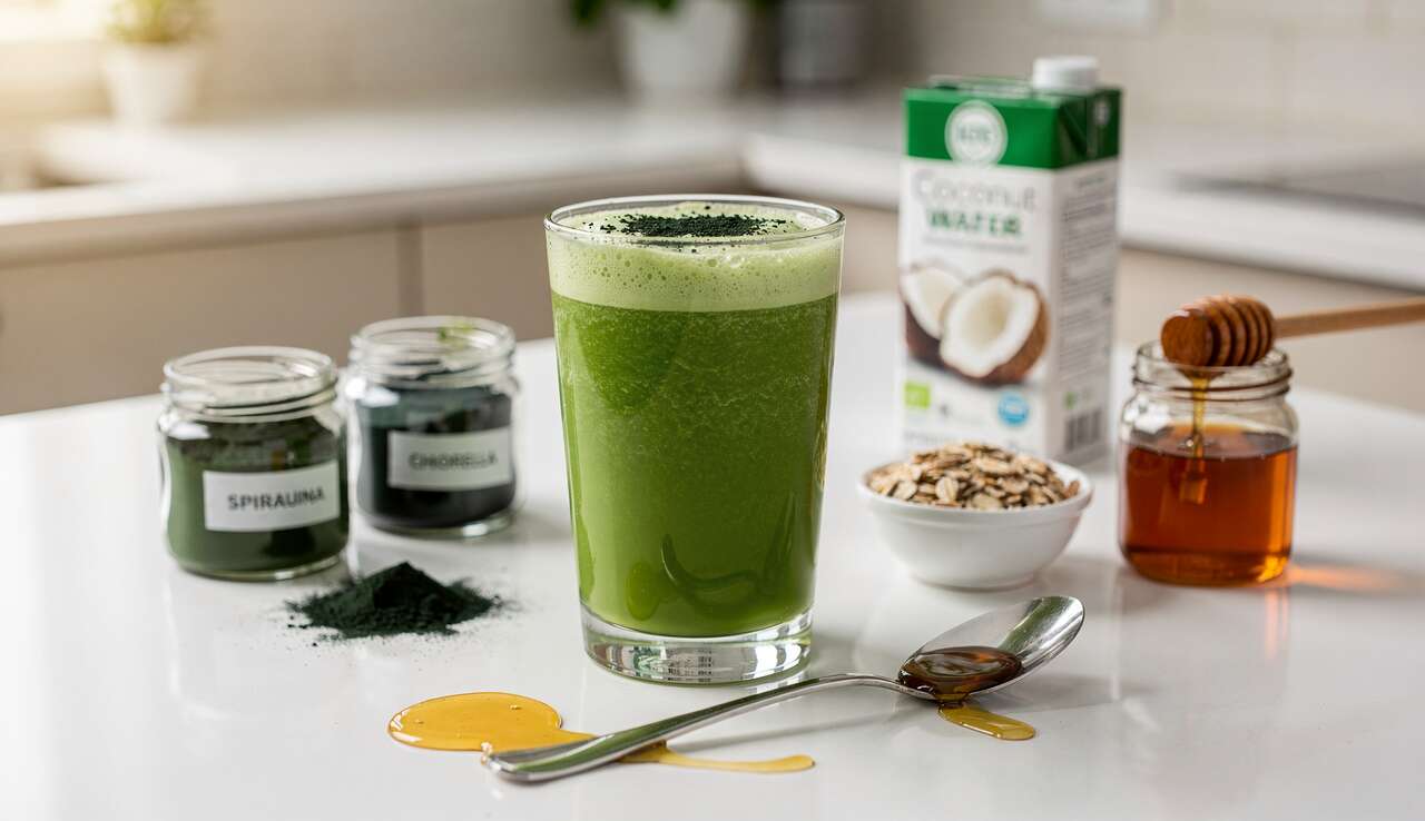 Recette de Jus Vert Énergisant : fort et Naturel