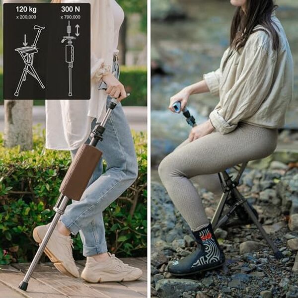 Découvrez notre analyse détaillée de la canne de marche Ta-Da Chair Pro : un accessoire innovant, pratique et robuste pour un confort optimal lors de vos promenades