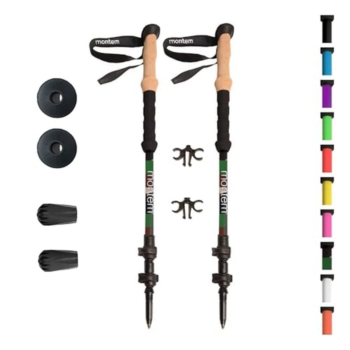 Test des bâtons de randonnée Montem ultra résistants (camouflage)