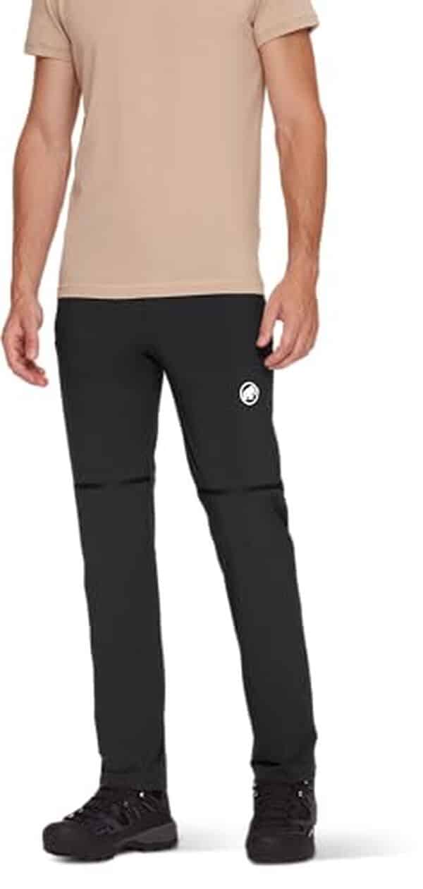 Découvrez notre test approfondi du pantalon d'extérieur zippé Mammut pour homme : performance, confort et durabilité au rendez-vous pour vos aventures en plein air