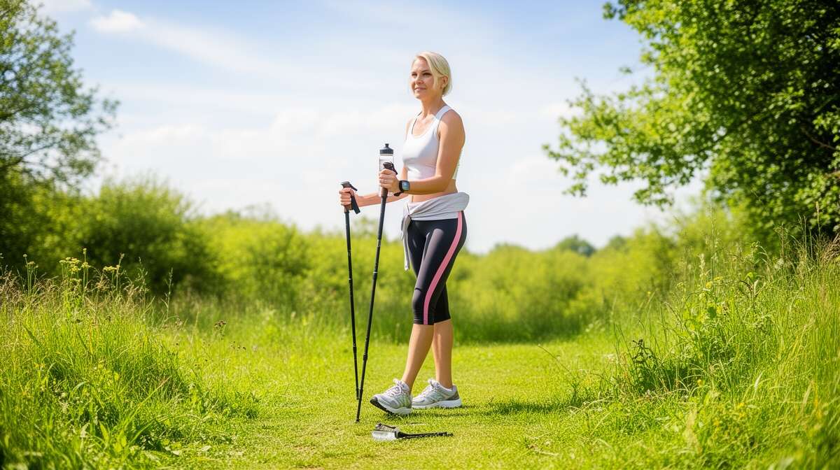 Marcher nordique en pleine conscience : bienfaits et techniques