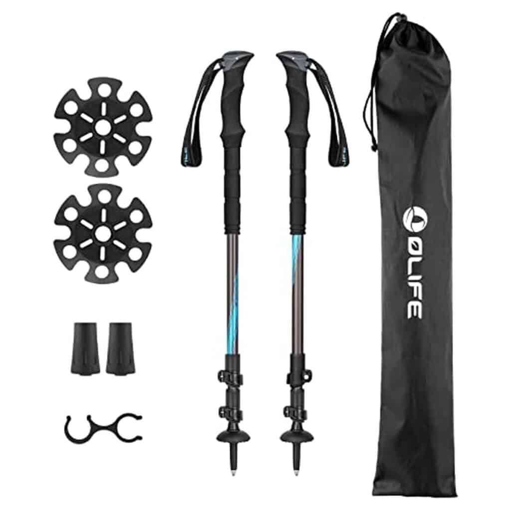 Test : bâtons de randonnée OLIFE Trekpal T3 pliables et réglables