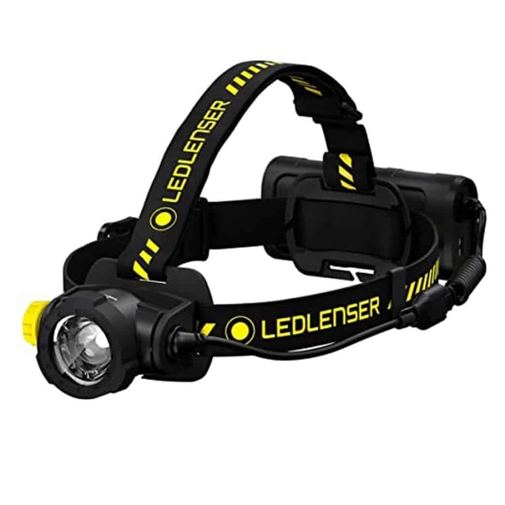 Test de la lampe frontale Ledlenser H15R Work : puissance et résistance
