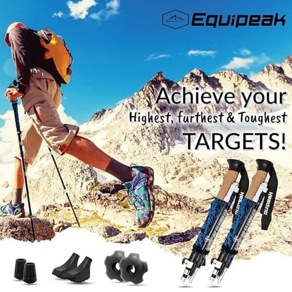 Découvrez notre test complet des bâtons de randonnée réglables Equipeak : confort, performance et durabilité au rendez-vous pour vos randonnées en pleine nature