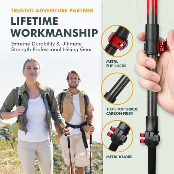 Explorez notre test des bâtons de randonnée KINGGEAR en fibre de carbone : légèreté, durabilité et confort pour vos aventures en plein air.