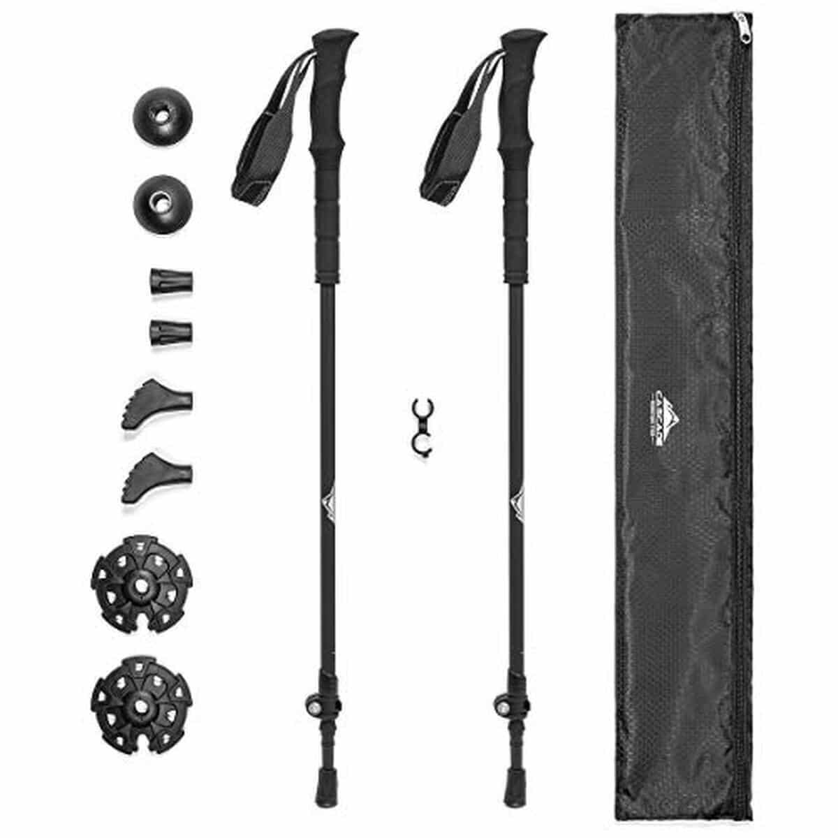 Test : bâtons de randonnée Cascade Mountain Tech ultralégers en carbone