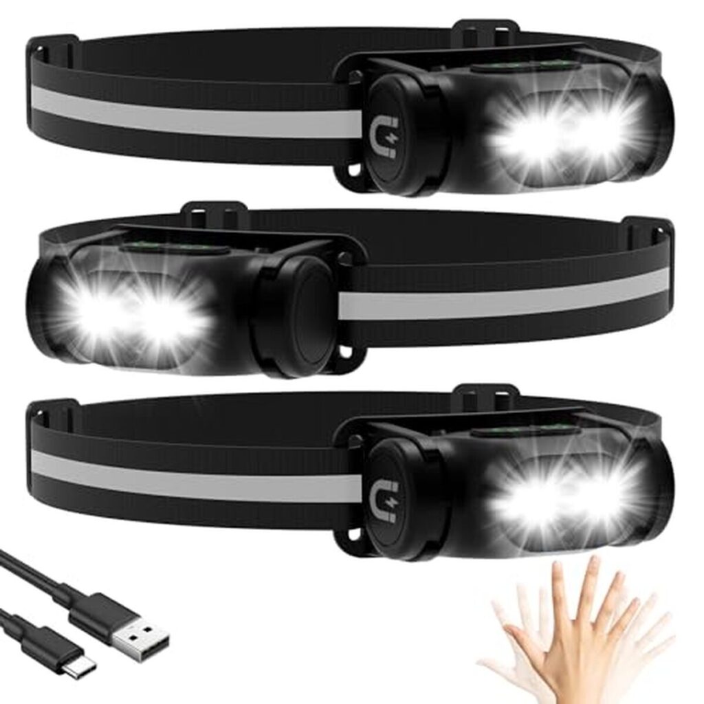 Test de la lampe frontale LED 2026 lumens rechargeable pour camping