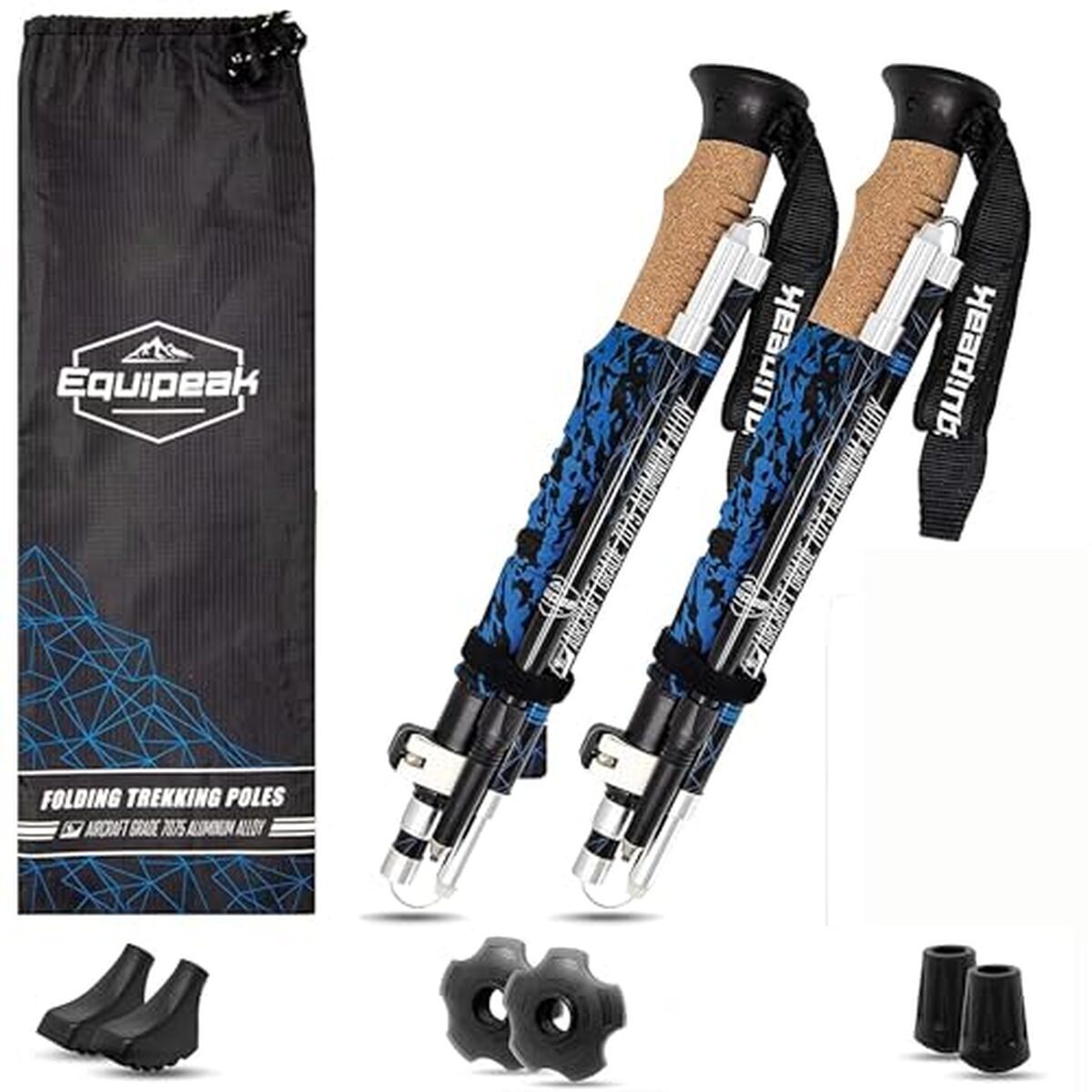 Test des bâtons de randonnée réglables Equipeak