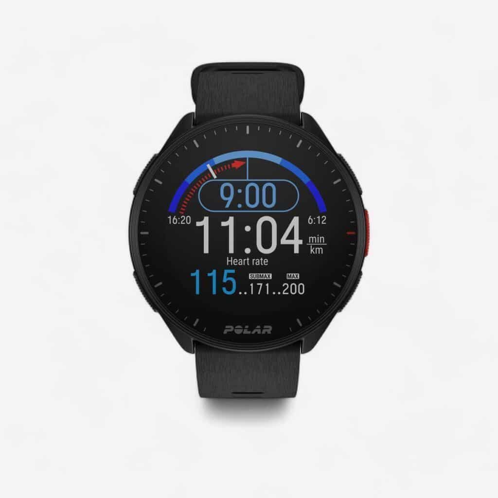 Test montre connectée cardio GPS Polar Pacer par Decathlon