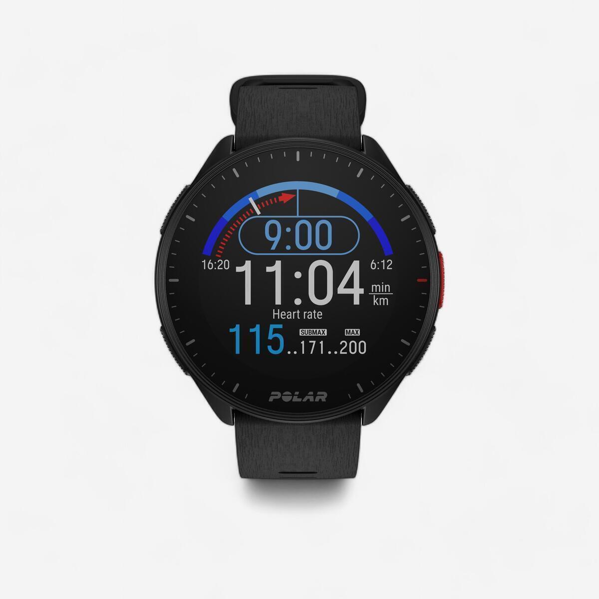 Test montre connectée cardio GPS Polar Pacer par Decathlon